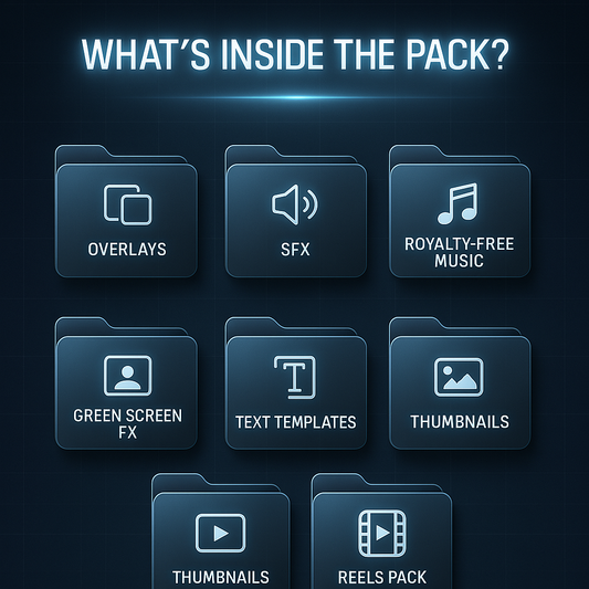 🎬 [200GB+] Ultimate Video Editing Assets Pack – 2025 Edition | 2000+ Premium Overlays, FX, SFX, Green Screens, Reels Tools & More (Digital Download)